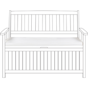 SOVANA  - Tuinkussen - Gebroken wit - Polyester