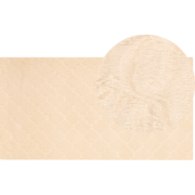 GHARO - Shaggy vloerkleed - Beige - 80 x 150 cm - Polyester