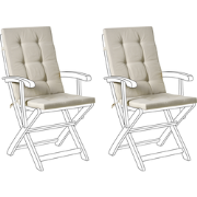 MAUI PREMIUM - Tuinkussen set 2 stuks - Taupe - Polyester