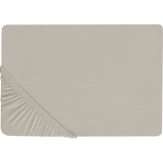 JANBU - Laken - Taupe - 180 x 200 cm - Katoen