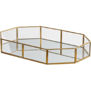 CHABRIS - Dienblad - Goud - Glas