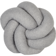 ANGELONIA - Sierkussen - Grijs - 45 x 45 cm - Bouclé