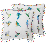 MALLOW - Sierkussen set van 2 - Multicolor - 45 x 45 cm - Polyester