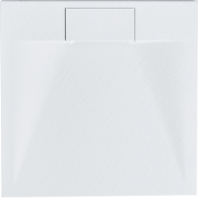 AZZURRO - Douchebak - Wit - 80 x 80 x 3 cm - SMC (kunststof)