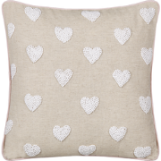 GAZANIA - Sierkussen - Beige - 45 x 45 cm - Katoen