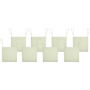 SASSARI PREMIUM - Zitkussen set van 8 - Lichtgroen - Polyester