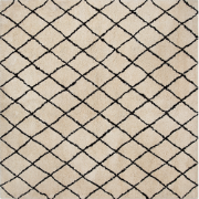 MIDYAT - Laagpolig vloerkleed - Beige - 200 x 200 cm - Polyester