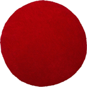 DEMRE  - Shaggy vloerkleed - Rood - 140 cm - Polyester