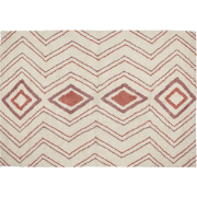 KASTAMONU - Laagpolig vloerkleed - Beige - 160 x 230 cm - Katoen