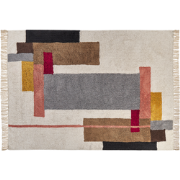 NIKSAR  - Vloerkleed - Multicolor - 160 x 230 cm - Katoen