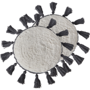 THISTLE - Sierkussen set van 2 - Gebroken wit - Katoen