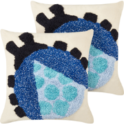 LADYBIRD - Sierkussen set van 2 - Meerkleurig - Katoen