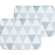 FIJI  - Tuinkussen set van 2 - Lichtblauw - 29 x 38 cm - Polyester