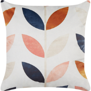 QUINOA  - Sierkussen - Gebroken wit - 45 x 45 cm - Fluweel