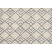 NEVSEHIR - Laagpolig vloerkleed - Lichtbeige - 160 x 230 cm - Katoen