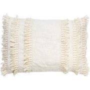Dutch Decor FARA - Kussenhoes 40x60 cm - 100% katoen - met franjes - S...