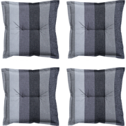 Madison -  Zitkussen Victoria grey - Ca. 50x50 cm - Set van 4