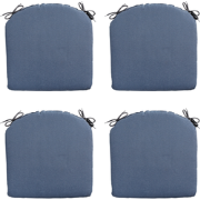 Madison -  Zitkussen Panama safier blue - Ca. 46x48 cm - Set van 4