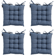 Madison -  Zitkussen Toscane Panama safier blue - Ca. 46x46 cm - Set v...