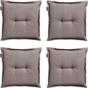 Madison -  Zitkussen Basic taupe - Ca. 50x50 cm - Set van 4