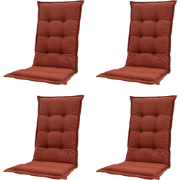 Madison -  Tuinstoelkussen Lage Rug Panama terra - Ca. 105x50 cm - Set...