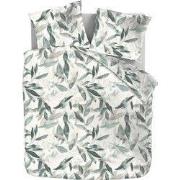 Katoenen Flanellen Dekbedovertrekset Autumn Leafs - 240x220 + 2*60x70c...