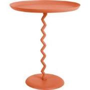 Leitmotiv - Bijzettafel Zig Zag Large - Helderoranje