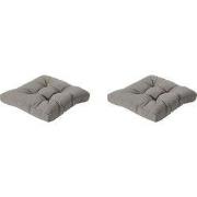 Madison -  Florance Zitkussen Rib liver - Ca. 60x60 cm - Set van 2