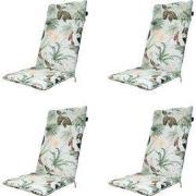 Madison -  Tuinstoelkussen Hoge Rug Grasse green - Ca. 120x50 cm - Set...