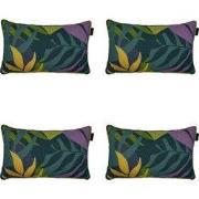 Madison -  Sierkussen Iven green - Ca. 30x50 cm - Set van 4