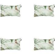 Madison -  Sierkussen Grasse green - Ca. 30x50 cm - Set van 4