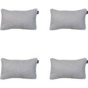 Madison -  Sierkussen Napels grey - Ca. 30x50 cm - Set van 4