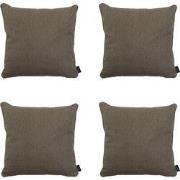 Madison -  Sierkussen Taupe canvas eco+ - Ca. 50x50 cm - Set van 4