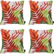 Madison -  Sierkussen Iven terra - Ca. 50x50 cm - Set van 4