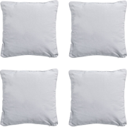 Madison -  Sierkussen Panama light grey - Ca. 45x45 cm - Set van 4