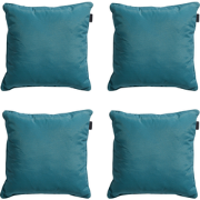 Madison -  Sierkussen Panama sea blue - Ca. 60x60 cm - Set van 4