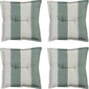 Madison -  Zitkussen Banda kaki - Ca. 50x50 cm - Set van 4