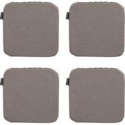 Madison -  Zitkussen Manchester taupe - Ca. 40x40 cm - Set van 4