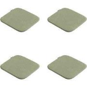 Madison -  Zitkussen Panama sage - Ca. 40x40 cm - Set van 4