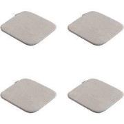 Madison -  Zitkussen Panama linnen - Ca. 40x40 cm - Set van 4