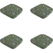 Madison -  Zitkussen Wicker Donna green canvas eco+ - Ca. 48x48 cm - S...