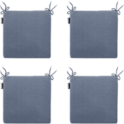 Madison -  Zitkussen Panama safier blue - Ca. 40x40 cm - Set van 4