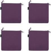 Madison -  Zitkussen Panama purple - Ca. 40x40 cm - Set van 4