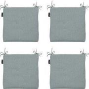 Madison -  Zitkussen Silver canvas eco+ - Ca. 40x40 cm - Set van 4