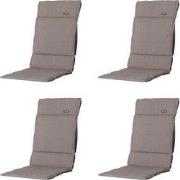 Madison -  Tuinkussen Fiber Deluxe Panama taupe - Ca. 125x50 cm - Set ...