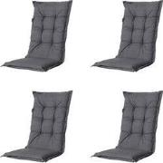 Madison -  Tuinstoelkussen Hoge Rug Manchester grey - Ca. 123x50 cm - ...