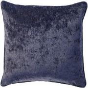 LEWY - kussenhoes 45x45 cm - glansvelours - Insignia Blue - blauw