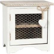 Clayre & Eef Eierkastje 19x14x19 cm Wit Hout