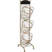 Clayre & Eef Mandenrek 30x25x98 cm Bruin IJzer