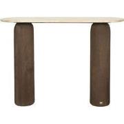 PTMD Bijzettafel Liora - 106x33x80 cm - Hout - Bruin